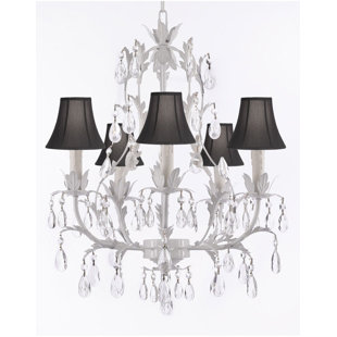 Go to store & view more images Kappel 5-Light Shaded Chandelier by Ophelia & Co.