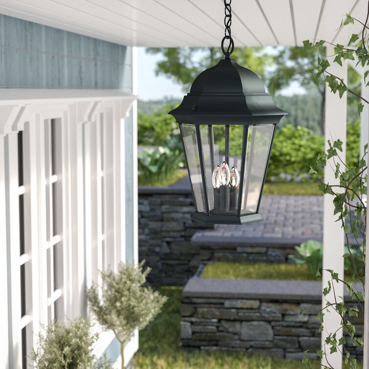 Astoria Grand Howa 3 - Light Outdoor Hanging Lantern & Reviews | Wayfair