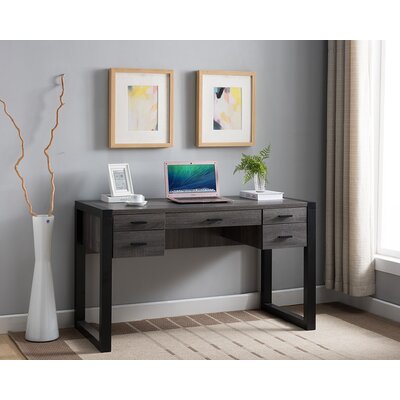 Adamo Solid Wood Credenza Desk Williston Forge