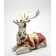 The Holiday Aisle® Stanger Christmas Deer Sitting Figurine & Reviews ...