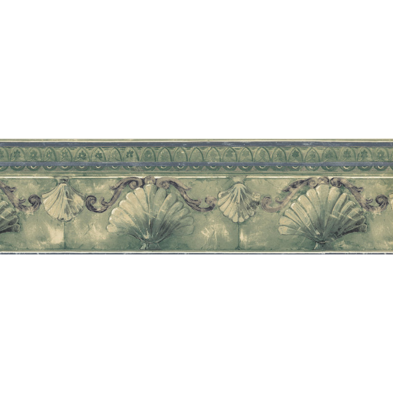 Retroart Nautical Seashells 15 X 7 Wallpaper Border Wayfair