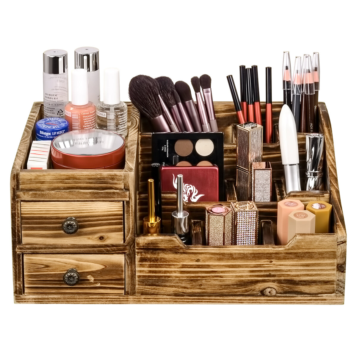 Adjustable Makeup Storage Box Drawer Home Kitchen Office Supplie Pencil Jewelry 
