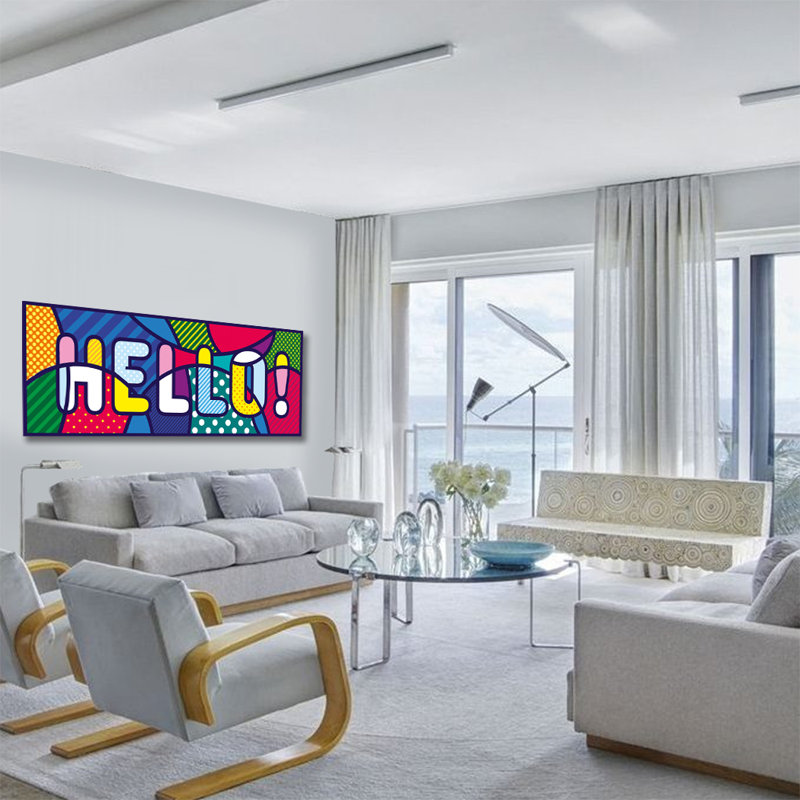 Hello by Ansel Adams Panoramic Graphic Art on Canvas