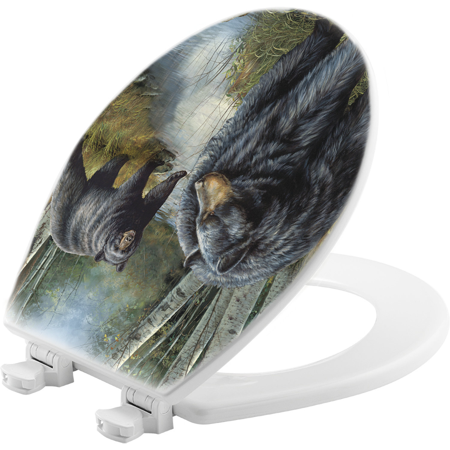 House & Homebody Co. Birchwood Bears Round Toilet Seat Wayfair