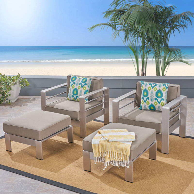 Royalston Patio Chair With Cushions