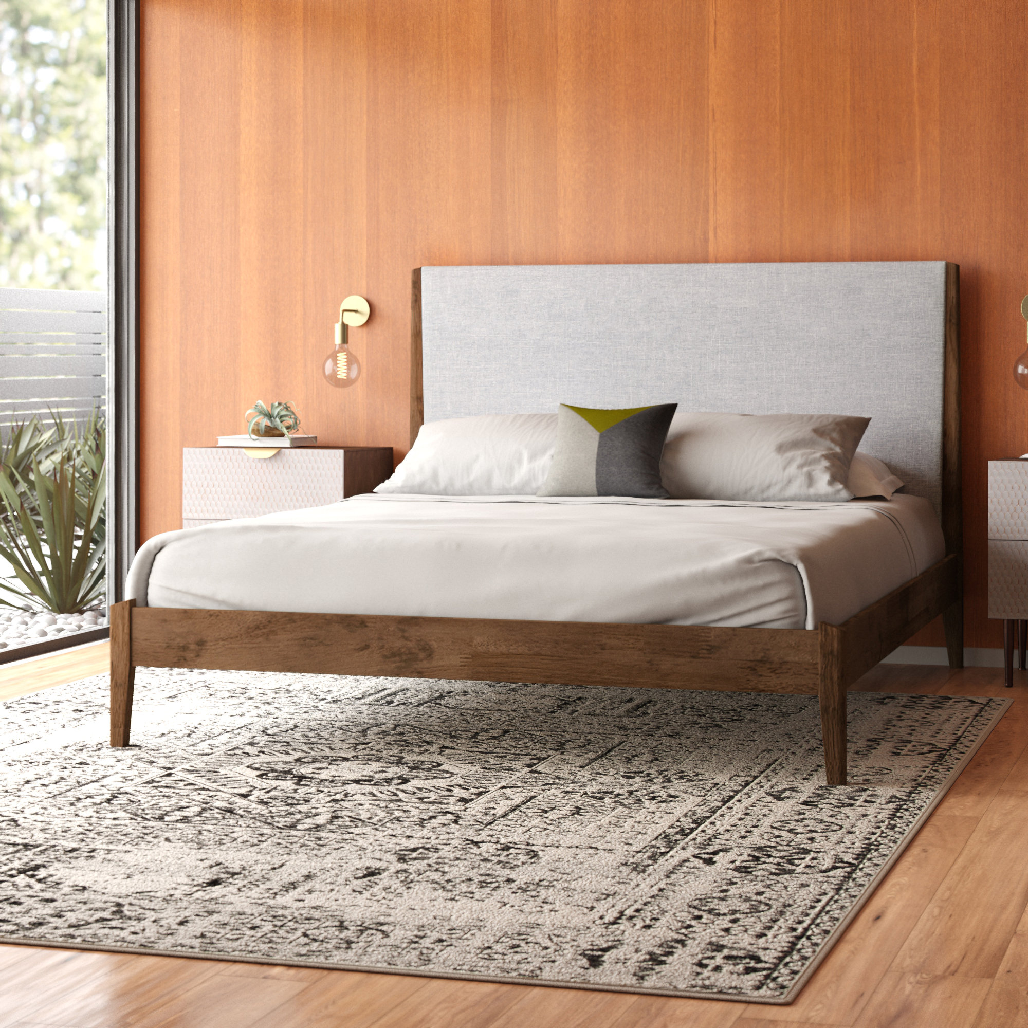 Platt Upholsterd Platform Bed Reviews Allmodern Platt Upholsterd Platform Bed Reviews