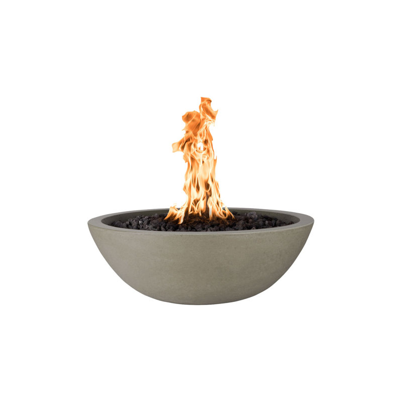 The Outdoor Plus Sedona Concrete Propane Natural Gas Fire Pit