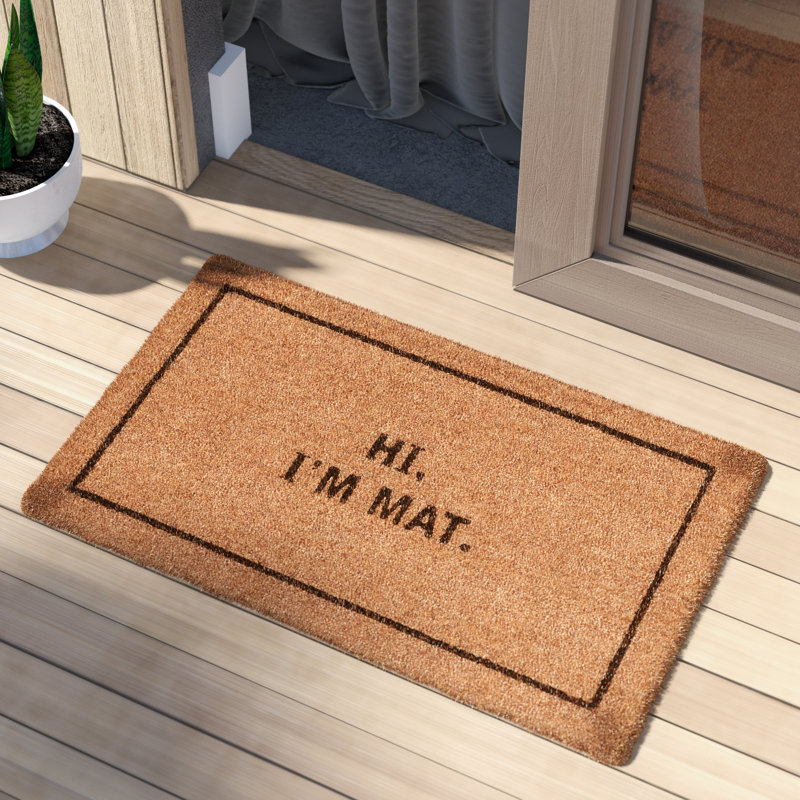 Mercury Row Mccollum Hi I M Mat 30 In X 18 In Non Slip Outdoor