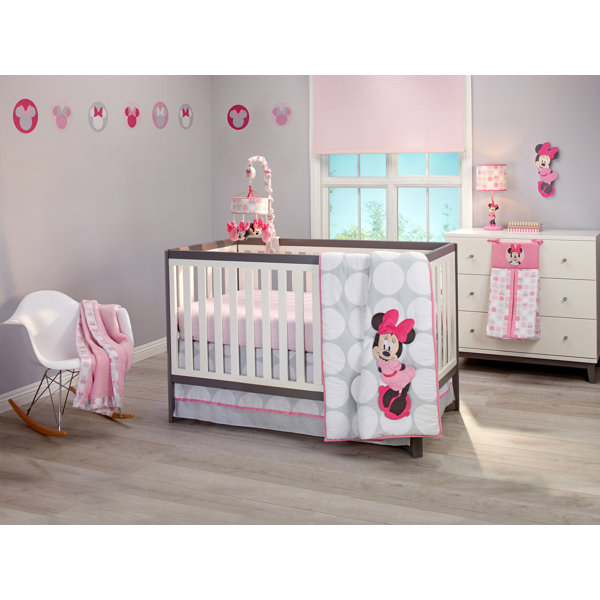 minnie mouse baby bedding