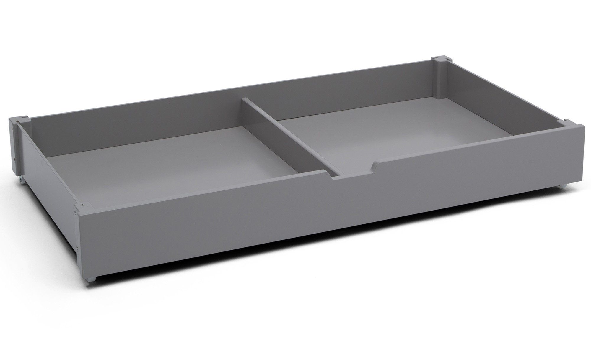 under cot drawer white