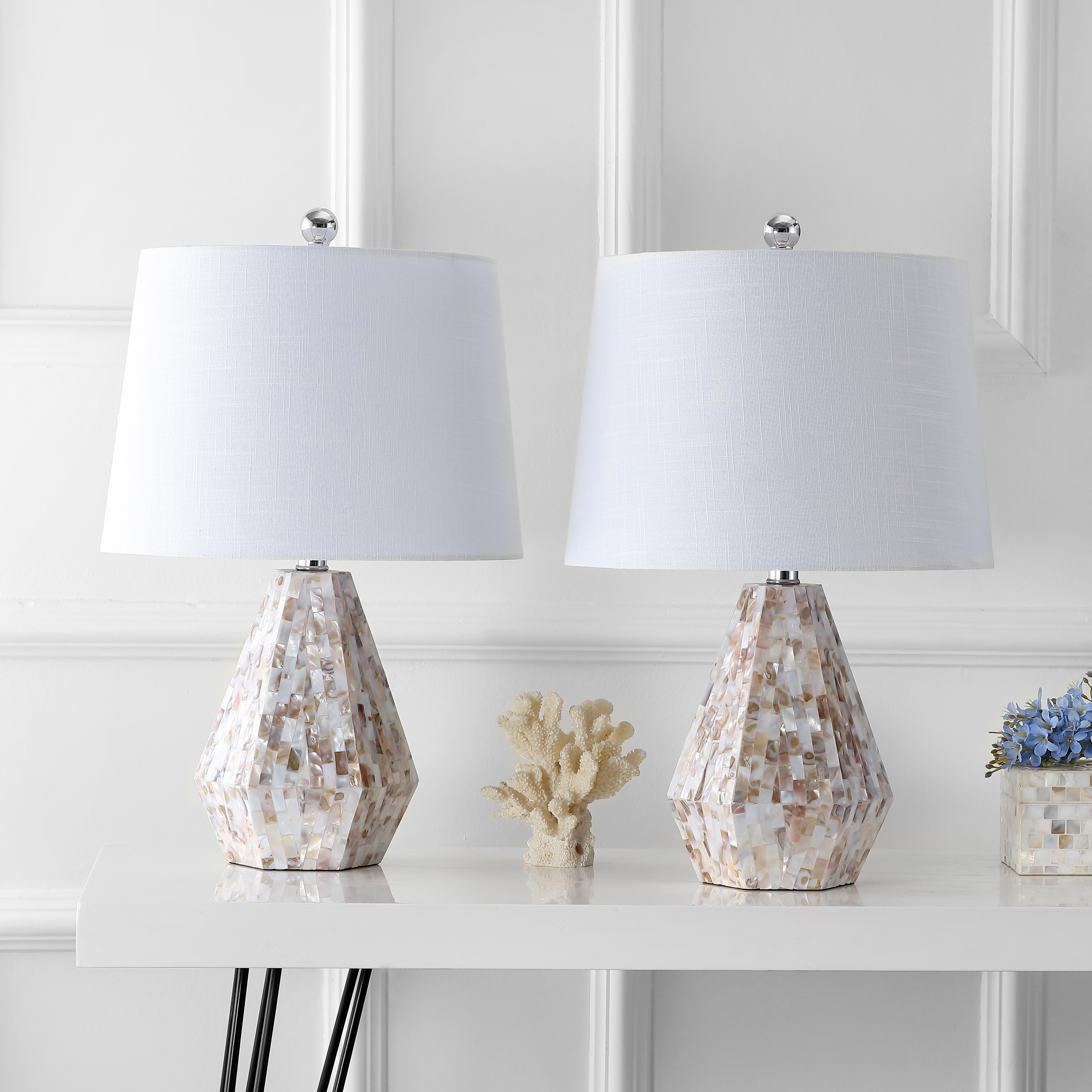 seashell table lamps