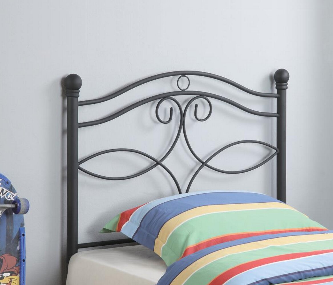 Harriet Bee Sharkey Twin Wrought Iron Headboard | Wayfair