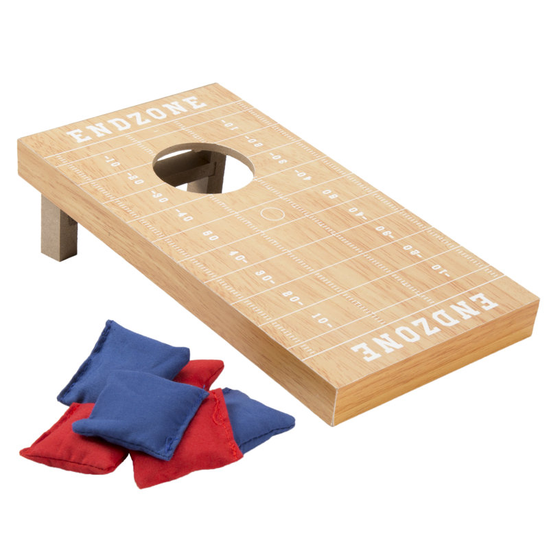 Hey Play 7 Piece Tabletop Football Cornhole Game Reviews Wayfair
