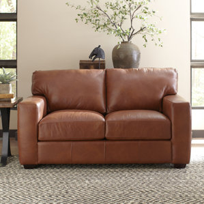 Pratt Leather Loveseat by Birch Lane?