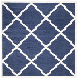 Maritza Navy/Beige Indoor/Outdoor Area Rug Willa Arlo Interiors Fashion and beautiful backpack