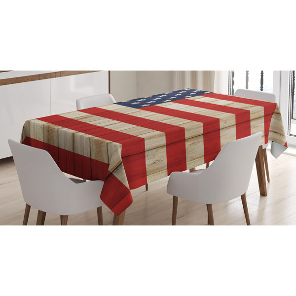 East Urban Home Ambesonne Usa Tablecloth, Fourth Of July ...