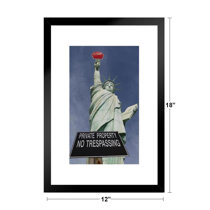 statue of liberty wall art wayfair statue of liberty wall