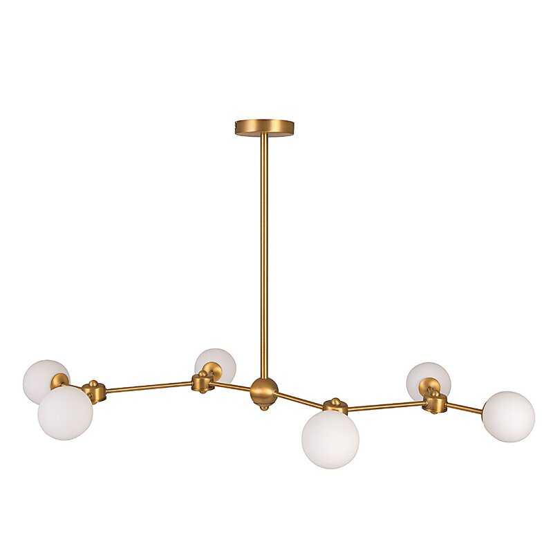 modern linear sputnik chandelier