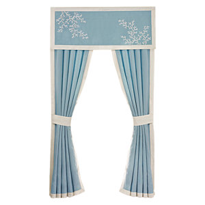 Coastline Solid Room Darkening Rod Pocket Curtain Panels (Set of 2)