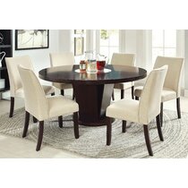 Round Seats 6 Kitchen Dining Room Sets Dining Table Sets You Ll Love In 2021 Wayfair