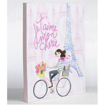 One Bella Casa Love From Nyc 6 Paintdots Girl By April Heather Graphic Art On Wrapped Canvas Wayfair