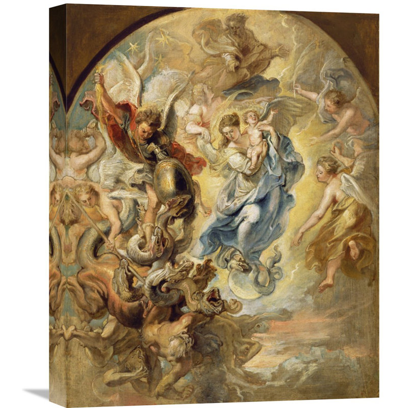 Global Gallery The Virgin As The Woman Of The Apocalypse By