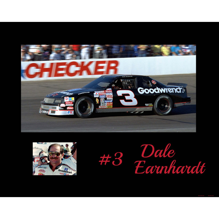 Frames By Mail Nascar Dale Earnhardt Memorabilia On Wrapped Canvas