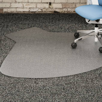 Lorell Plushmat Medium Plush Pile Carpet Beveled Edge Chair Mat