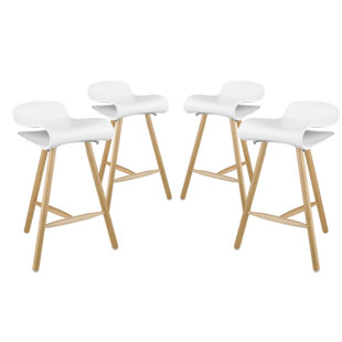 Clip 27" Bar Stool (Set of 4) by