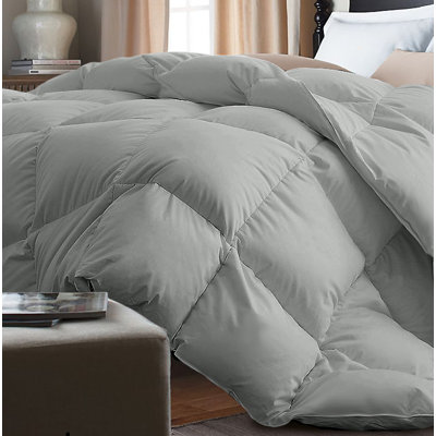 Alwyn Home Down Alternative Comforter Size King Color Silver