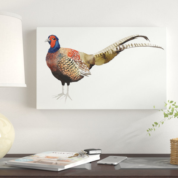 East Urban Home Watercolor Pheasant Ii Acrylic Painting Print On