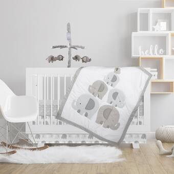 elephant cot bedding set