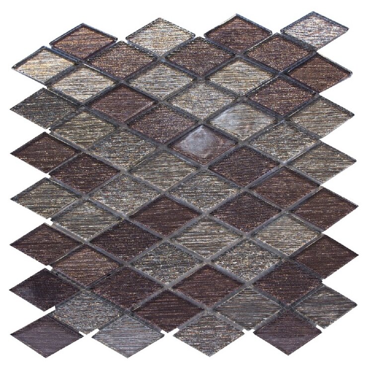 The Tile Life Cosmos 12" X 12" Glass Novelty Mosaic Tile Sheet
