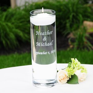 Personalized Floating Unity Candle Holder