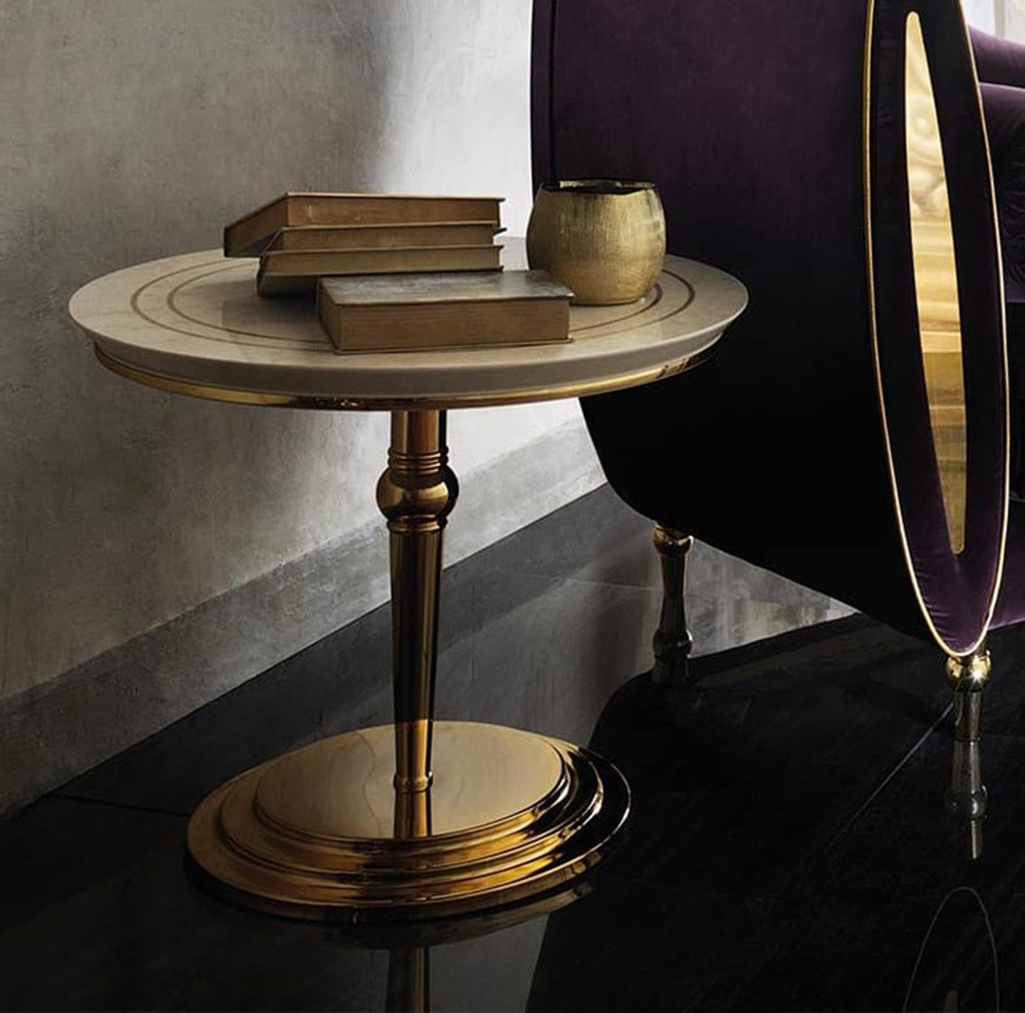 InfinityFurnitureImport 24'' Tall Pedestal End Table Set Wayfair