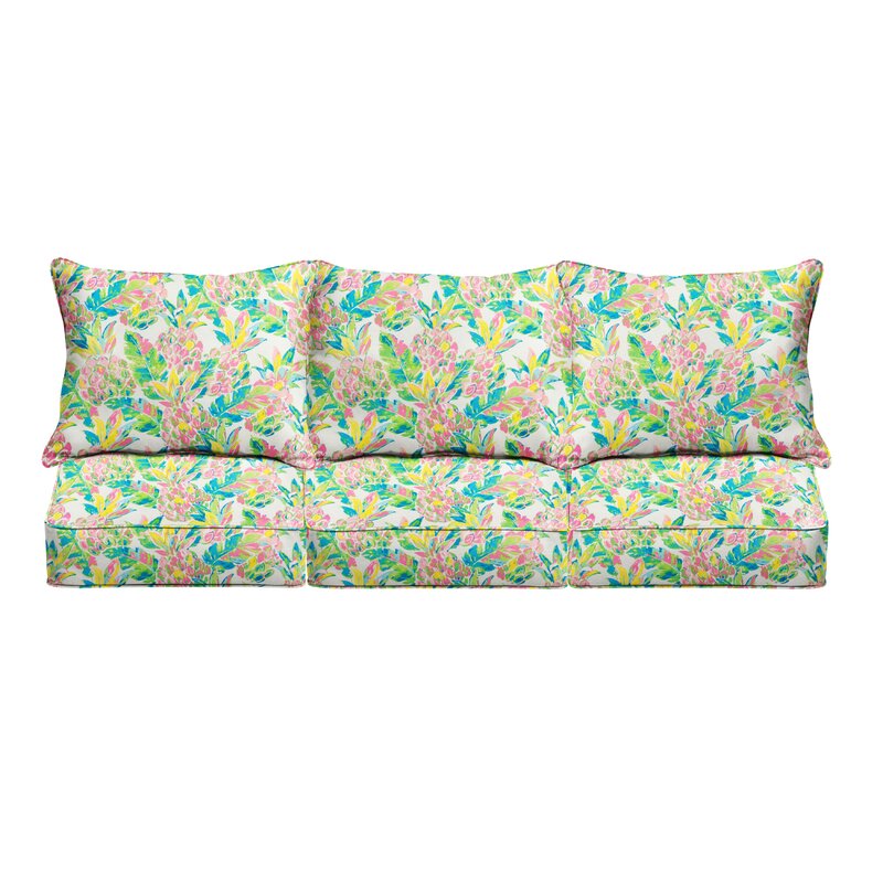 wayfair green cushions