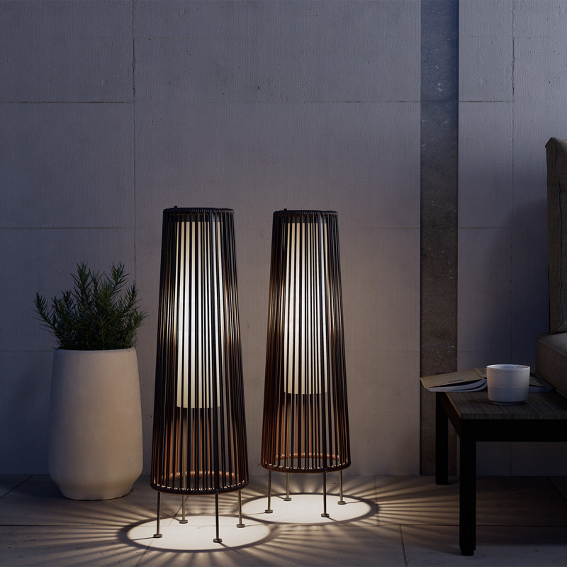 Floor Solar Light Color: Dark Brown