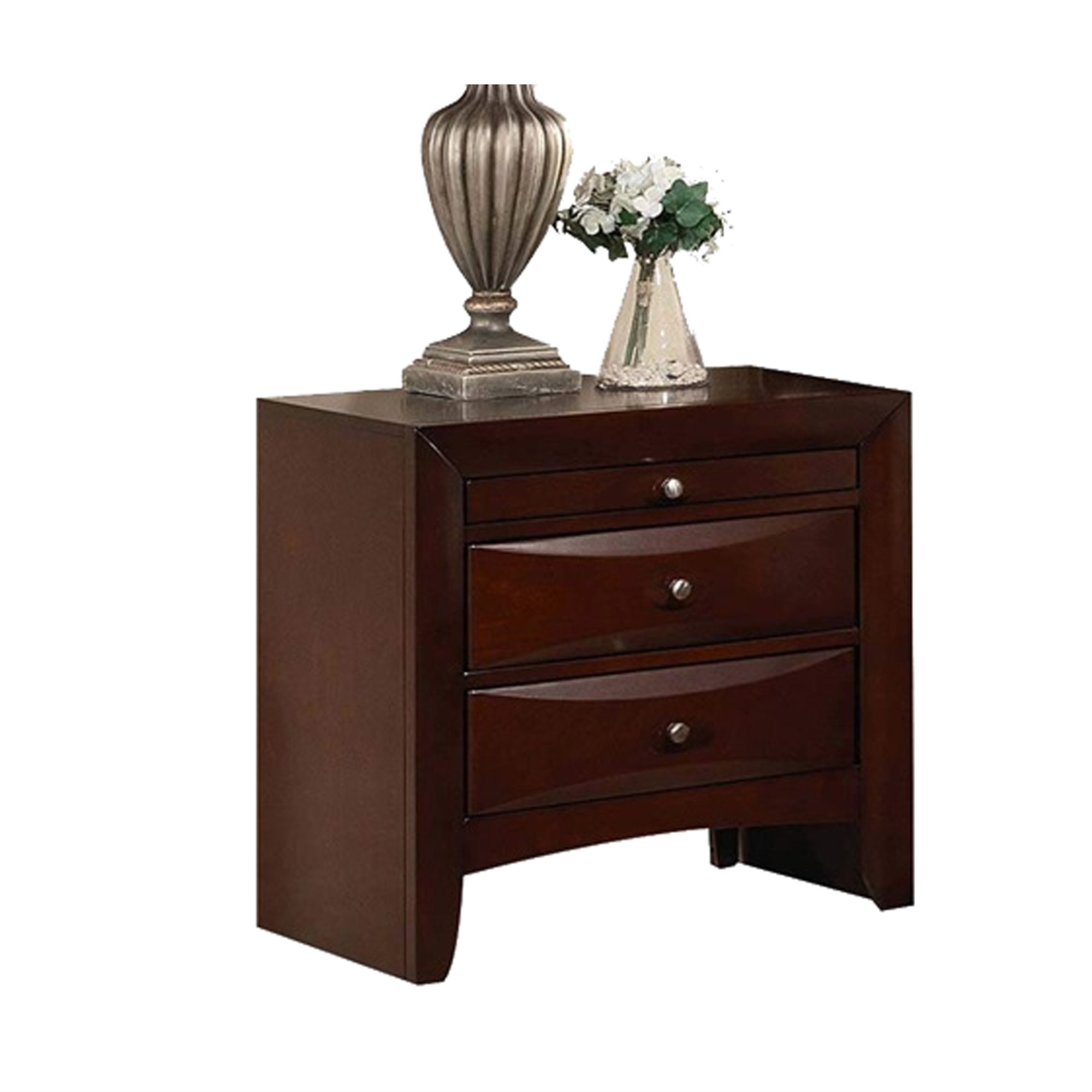 Brayden Studio® Franz Wood And Metal Nightstand Wayfair