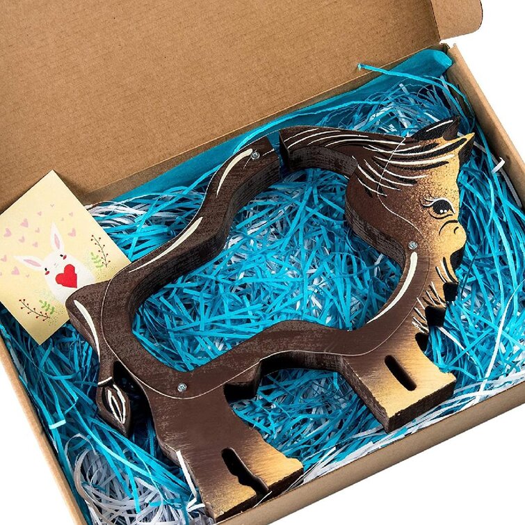 Buffalo Bison Gift Box Blue Ornament