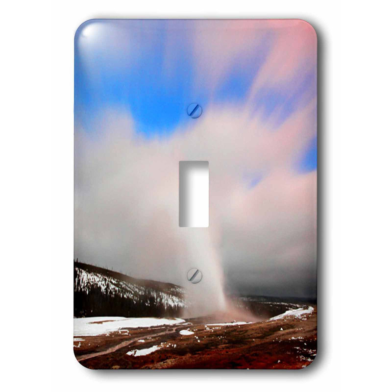 3drose Old Faithful Geyser In Winter National Park Toggle Light