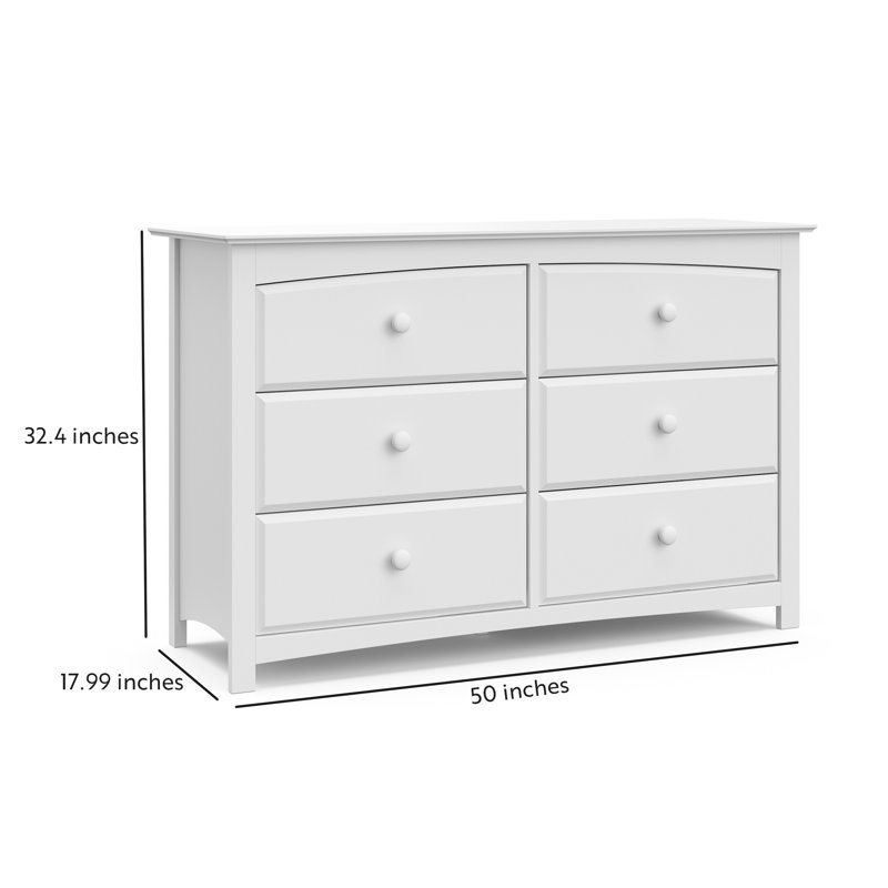palma 7 drawer double dresser