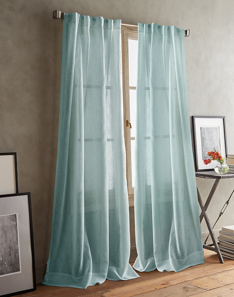 Paradox Back Tab Solid Sheer Curtain Panels Reviews Joss Main