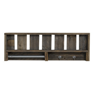 Rabiya Reclaimed Wood Versatile Accent Shelf Rabiya Reclaimed Wood Versatile Accent Shelf