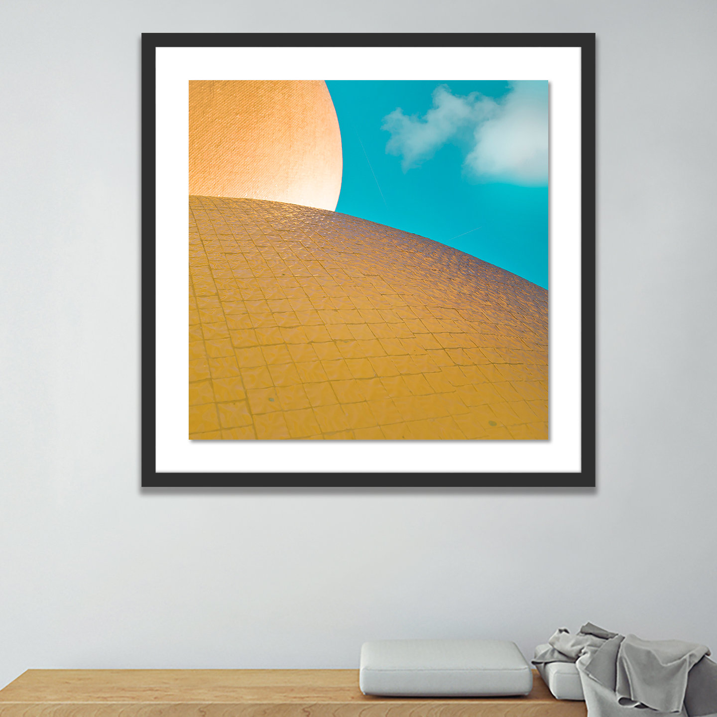 Cyan Ii 7 By Oystein Aspelund Picture Frame Graphic Art Print On Paper Allmodern