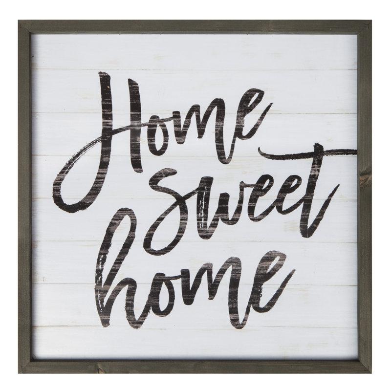 Home Sweet Home Frame Wall DÃ©cor