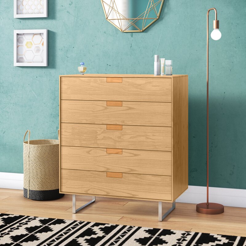 Blu Dot The Series 11 5 Drawer Dresser Reviews Wayfair