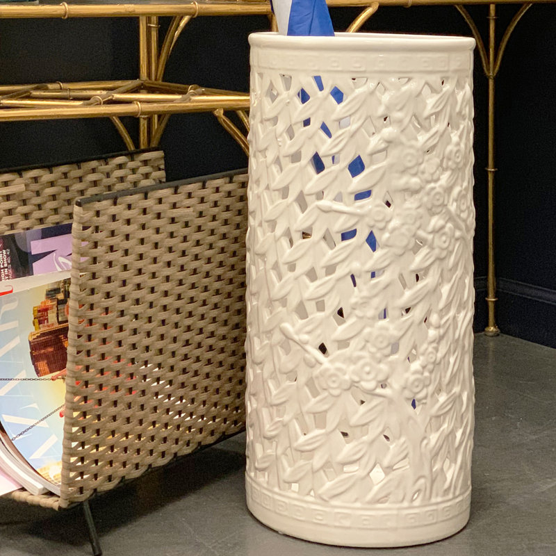 Laurel Foundry Modern Farmhouse Talia Modern Pierced Ceramic Umbrella