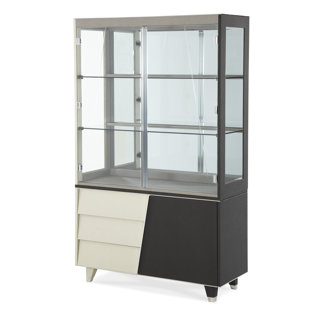 Go to store & view more images Beverly Boulevard Lighted China Cabinet by Michael Amini