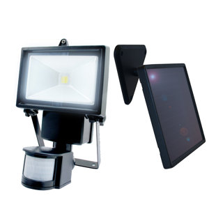 50-Watt LED Solar Power Dusk To Dawn Battery Operated Outdoor Security Flood Light With Motion Sensor by Nature Power Today Only Sale
