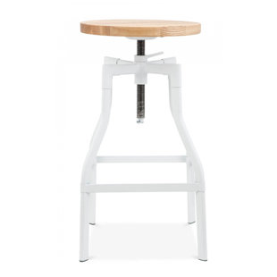 Machinist Adjustable Height Swivel Bar Stool by Design Lab MN